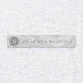 ビジネス名衣類サイズラベル大理石 ラベル (デザイン1)