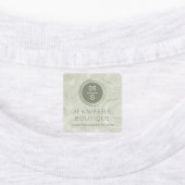 ビジネス名衣類サイズラベル大理石 ラベル (貼付)