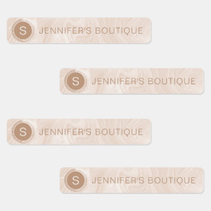 ビジネス名衣類サイズラベル大理石 ラベル