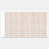 ビジネス名衣類サイズラベル大理石 ラベル (シート)