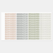 ビジネス名衣類サイズラベル大理石 ラベル (シート)