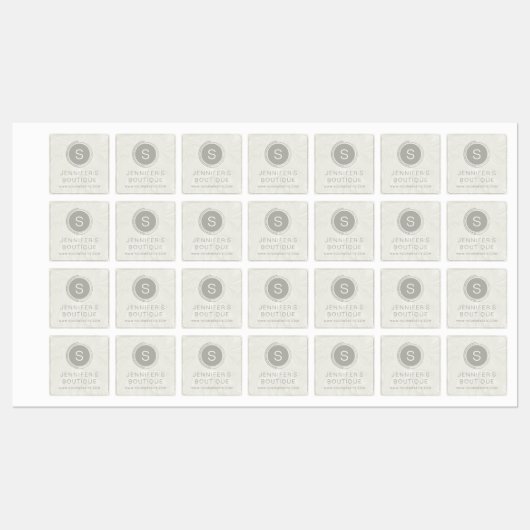 ビジネス名衣類サイズラベル大理石 ラベル (シート)
