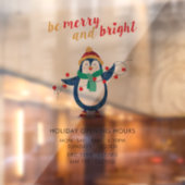 ビジネス名 オフィス クリスマス 営業時間を追加 ウィンドウサイン (シート2)