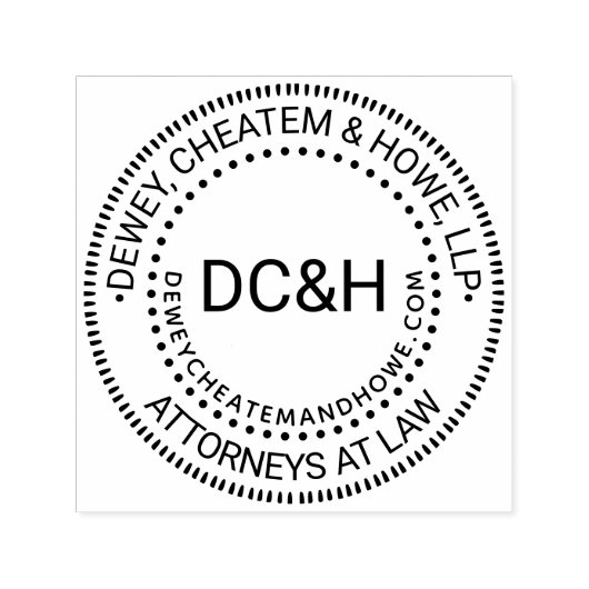 ビジネス名 プロフェッショナル ロゴ イニシャル URL セルフインキングスタンプ (デザイン)