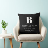 ビジネス名、モノグラムおよび追加文字の作成 クッション (椅子)