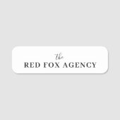 ビジネス名 | 会社ブランド 名札 (正面)