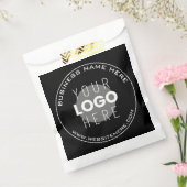 ビジネス名、Webサイト+アップロードされたイメージ フェイバーバッグ (封をした状態)