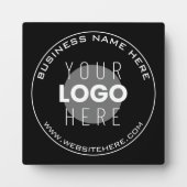 ビジネス名、Webサイト+アップロードされたイメージ フォトプラーク (正面)