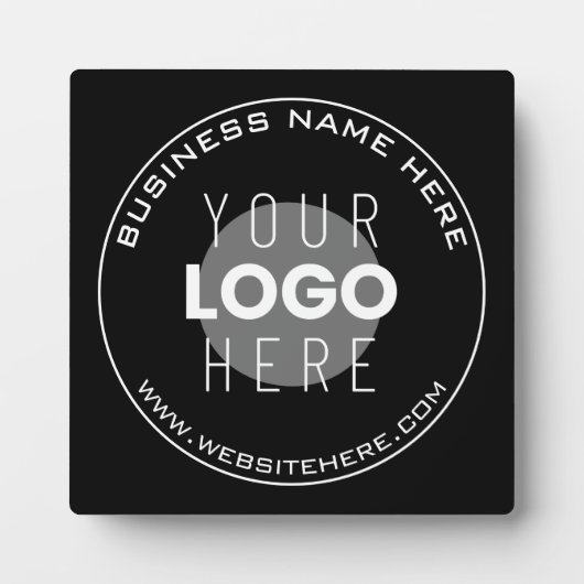 ビジネス名、Webサイト+アップロードされたイメージ フォトプラーク (正面)