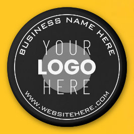 ビジネス名、Webサイト+アップロードされたイメージ マグネット