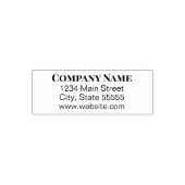 ビジネス名Webサイト差出人住所テンプレート セルフインキングスタンプ (デザイン)