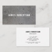 ビジネス向けの厳しいスタイルの名刺 名刺 (正面/裏面)