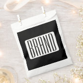 ビジネス向けの現代的な名前または編集可能なブランド名 フェイバーバッグ (クリップ留めされた状態)