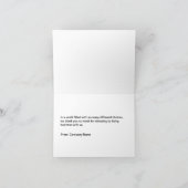 ビジネス向けの高級サンキューカード サンキューカード (内部)