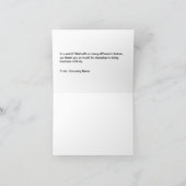 ビジネス向けの高級サンキューカード サンキューカード (内部)