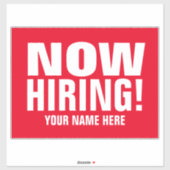 ビジネス向けカスタムビニールシールの採用 シール (シート)