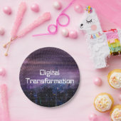 ビジネス向けデジタル変換 ペーパープレート (パーティー)