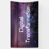 ビジネス向けデジタル変換 横断幕 (縦)