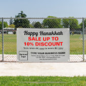 ビジネス向けハヌカー販売の灰色の四角形バナー 横断幕 (インサイチュ)