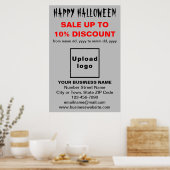 ビジネス向けハロウィーン販売のグレーポスター ポスター (キッチン)