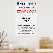 ビジネス向けハロウィーン販売のホワイトポスター ポスター (キッチン)