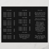 ビジネス向けブモダンラック折りパンフレット (裏面)