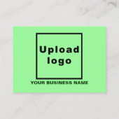 ビジネス向けブラックフライデーセールのライトグリーン 割引カード (裏面)