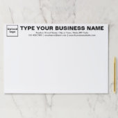 ビジネス向けブラック文字が大きな涙を流す ペーパーパッド (インサイチュ)