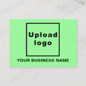 ビジネス向けライトグリーン割引カード 割引カード (裏面)