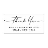 ビジネス向け手書きスクリプトのサポートに感謝 ラバースタンプ (インプリント)