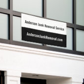 ビジネス向け白黒プロモーションジャンクの取り外し 横断幕 (ビルの外側)