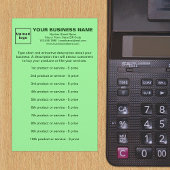 ビジネス向け製品またはサービスのグリーン化 便箋