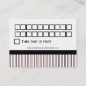 ビジネス向け顧客ロイヤリティカード ロイヤリティカード (裏面)