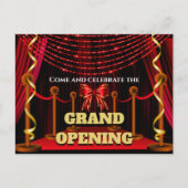 ビジネス大開き赤幕VIPレッドカーペット 案内ポストカード (正面)