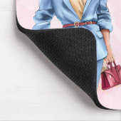 ビジネス女性のエンパワーメント マウスパッド (コーナー)