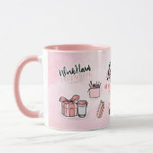 ビジネス女性の夢とゴール マグカップ (左)