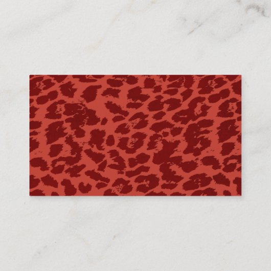 「ビジネス女性」名刺 名刺 (裏面)