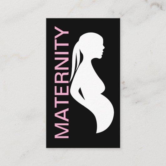 ビジネス妊婦のカーモダンドの購入 名刺 (正面)