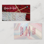 ビジネス学カードテンプレートを編み込む 名刺 (正面/裏面)