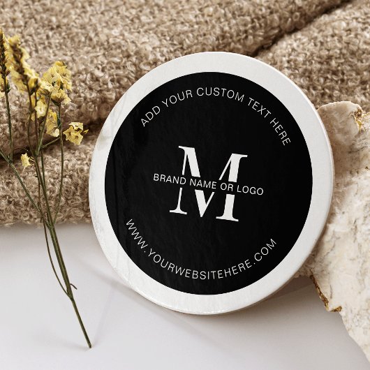 ビジネス実在ロゴ不動産企業のイベント ラウンドペーパーコースター