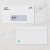 ビジネス封筒 名刺 (正面/裏面)