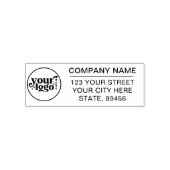 ビジネス差出人住所スタンプ セルフインキングスタンプ (デザイン)