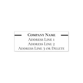 ビジネス差出人住所テンプレート セルフインキングスタンプ