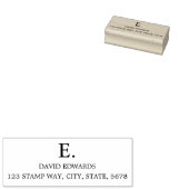 ビジネス差出人住所プロフェッショナル モダン ラバースタンプ (押印)