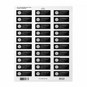 ビジネス差出人住所ラベル ラベル (フルシート)