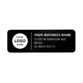 ビジネス差出人住所ラベル ラベル (正面)