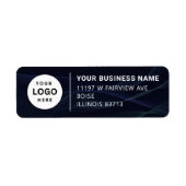 ビジネス差出人住所ラベル ラベル (正面)