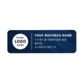 ビジネス差出人住所ラベル ラベル (正面)