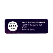 ビジネス差出人住所ラベル ラベル (正面)