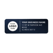 ビジネス差出人住所ラベル ラベル (正面)